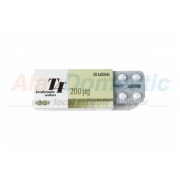 T4 Levothyroxine Sodium, 1 box, 30 tabs, 200 mcg/tab